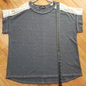 Rae Mode short sleeve tunic top L